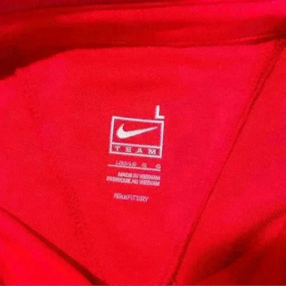 Arizona Wildcats Nike Golf Tee Red with Blue Athletics logo Size Large - Picture 4 of 5